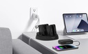 Powerology 5 x 10000mAh Power Bank Station PD 20W Recharging Base High Speed Charging Built In Type C Cable Multi Device Support 60W Output |PPBCHA48BK|