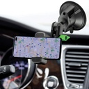 Green Lion GX19 Universal Phone Holder 360° Rotation Washable Suction Cup Durable Grip Universal Compatibility and Anti Shake Design |GN19UPHLDBK|