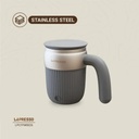 LePresso Auto Stirring Mug 450ML  Magnetic Rotor Auto Off Rechargeable Durable Stainless Steel |LP026||LPCFFM0026|