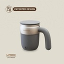 LePresso Auto Stirring Mug 450ML  Magnetic Rotor Auto Off Rechargeable Durable Stainless Steel |LP026||LPCFFM0026|