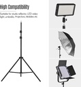 Height Adjustable Tripod Stand Ultra Sturdy Aluminum Stand for Mobiles Lights and Projectors Foldable & Portable