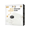 7MD Massage Scale EMS Massage 6 Modes 15 Strengths 396lbs Capacity Soft Leather Surface & LED Display |7MD2457|