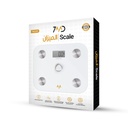 7MD Scale Smart Digital Scale with 180kg Capacity BMI & Body Composition Analyzer Bluetooth 4.0 Connectivity with AirScale App |7MD2456|