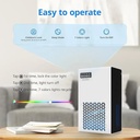 Efficient Portable Dehumidifier 0.75 Gallon Tank Auto Shut Off Odor Elimination Compact Energy Saving for Home & Offices |ZQB-201|