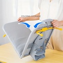 7MD Wall Mounted Folding Ironing Board Space Saving Breathable Mesh Wide Surface Integrated Iron Storage & Safety Buckle |