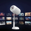 7MD Projector Wireless & Wired Screen Casting 240 ANSI Lumens 42W Power 4K Playback HiFi Sound Built In Speaker Portable Hidden Bracket Design with 1 Year 7MD Subs |7MD2499|