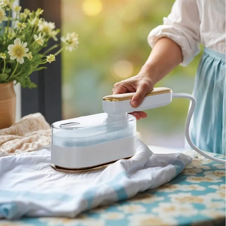 Green Lion Mini Steam Iron 1000W High Power Fast Heat Up Dual Steam Auto Off Self Cleaning Portable Travel Iron |GX288||GNMIIORNWH|