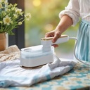 Green Lion Mini Steam Iron 1000W High Power Fast Heat Up Dual Steam Auto Off Self Cleaning Portable Travel Iron |GX288||GNMIIORNWH|