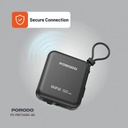Porodo 4G LTE WiFi 6 Pocket Router High-Speed Portable Internet 10000mAh Power Bank 8 Devices Secure Connectivity |PB064||PD-PBFCH064-BK|