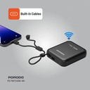 Porodo 4G LTE WiFi 6 Pocket Router High-Speed Portable Internet 10000mAh Power Bank 8 Devices Secure Connectivity |PB064||PD-PBFCH064-BK|