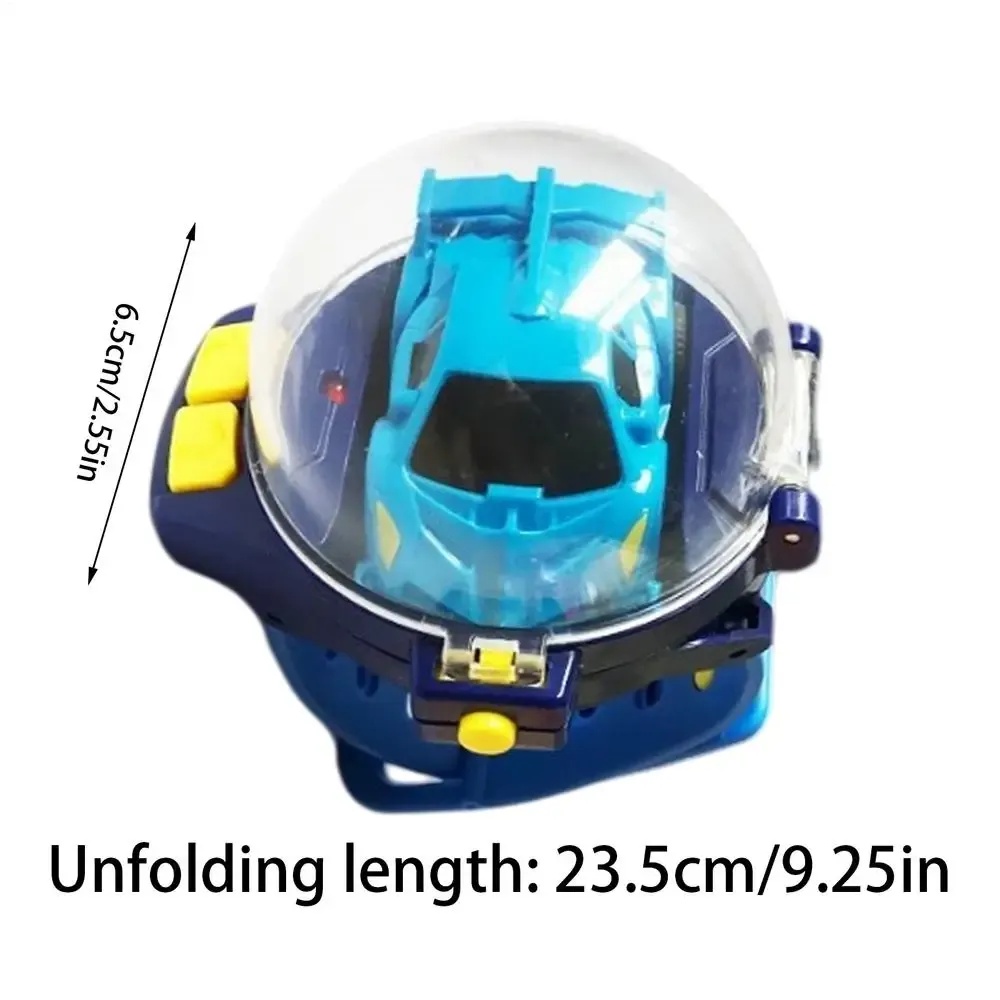 Remote Control Mini Watch Racing Car Toy Silicone Strap Dustproof Cover RC Car with USB Charging  & 5.0GHz Long Range