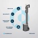 Powerology Cordless Vacuum Auto Disposal Charging 22000Pa Suction HEPA Filter 45 Min Runtime 3L Base Station |PP054||PPBCHA54|