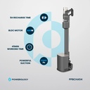 Powerology Cordless Vacuum Auto Disposal Charging 22000Pa Suction HEPA Filter 45 Min Runtime 3L Base Station |PP054||PPBCHA54|