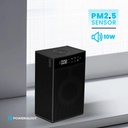Powerology Smart Air Purifier 3 Stage HEPA Filtration PM2.5 Sensor Essential Oil Diffuser Ambient Light & 10W Wireless Charging |PAPFRBK|