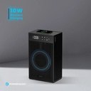 Powerology Smart Air Purifier 3 Stage HEPA Filtration PM2.5 Sensor Essential Oil Diffuser Ambient Light & 10W Wireless Charging |PAPFRBK|