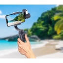 Porodo 3 Axis AI Tracker & Light Gimbal Stabilizer 360° Auto Inception Object Tracking Built in Tripod Power Bank Function |PD-LFST035-BK|