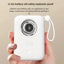 7MD 10000mAh Fast Charging Power Bank 22.5W PD20W Built in Type C & Lightning Cables LED Display Multi Device Charging |7MD2475|