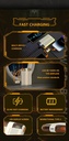 7MD 10000mAh Fast Charging Power Bank PD22.5W Built In Type C & Lightning Cables LED Display Multi Port Output |7MD2476|