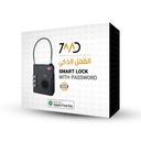 7MD Smart Lock With Password TSA Approved Apple Find My Compatible Waterproof IPX65 Ultra Tough Alloy Body