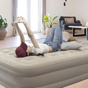 Multi Chamber Air Bed Portable & Ergonomic Camping Mattress Waterproof PVC Flocking for Outdoor & Indoor Comfort |B18/B17|