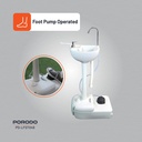 Porodo Lifestyle Portable Handwash Station 17L Water Capacity 3L Soap Tank Hands Free Foot Pump Operation |LFS049|| PD-LFST049|