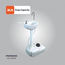 Porodo Lifestyle Portable Handwash Station 17L Water Capacity 3L Soap Tank Hands Free Foot Pump Operation |LFS049|| PD-LFST049|