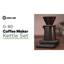 Green Lion G-80 Plus Coffee Maker Set |  GNG80PCOFFSTBK |