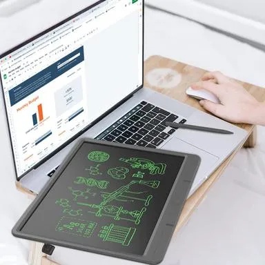 7MD Digital LCD Writing Pad 15" Wide Screen Eco Friendly Kid Friendly Design Portable & Durable Notepad |7MD24100|