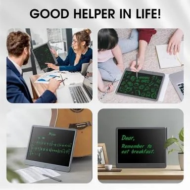 7MD Digital LCD Writing Pad 15" Wide Screen Eco Friendly Kid Friendly Design Portable & Durable Notepad |7MD24100|