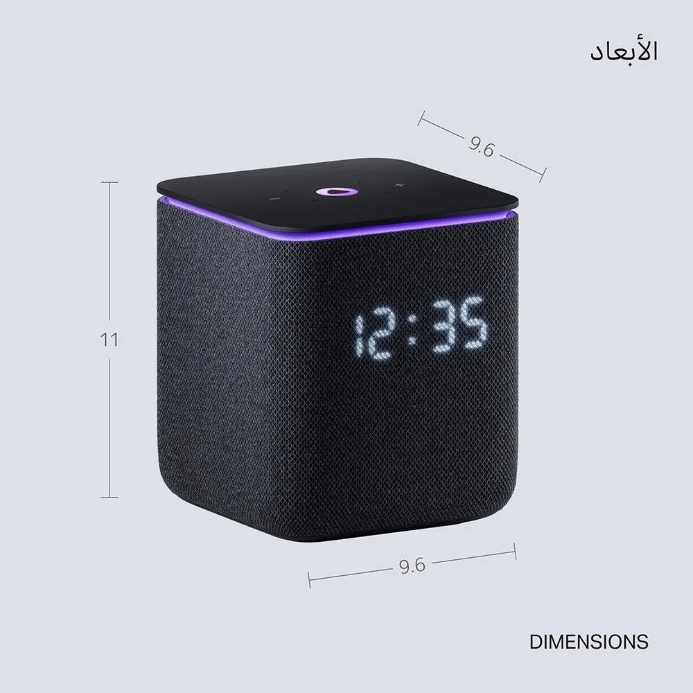 Yasmina Midi Smart Speaker with Human Like AI Assistant 24W Power 4 Microphones Immersive Surround Sound Neural Processor Wi-Fi & Zigbee Connectivity |Y-00054|