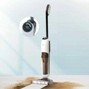 🚨 USED 🚨 Powerology Multi Surface Self Cleaning Vacuum Powerful Suction & Motor Low Noise Long Life Battery  | PSCVC250WH |