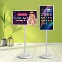 Taktik Portable Smart Touch Screen 4K 32 Inch Display 7500mAh Battery Rotatable Stand Android 12 8GB RAM 128GB Storage