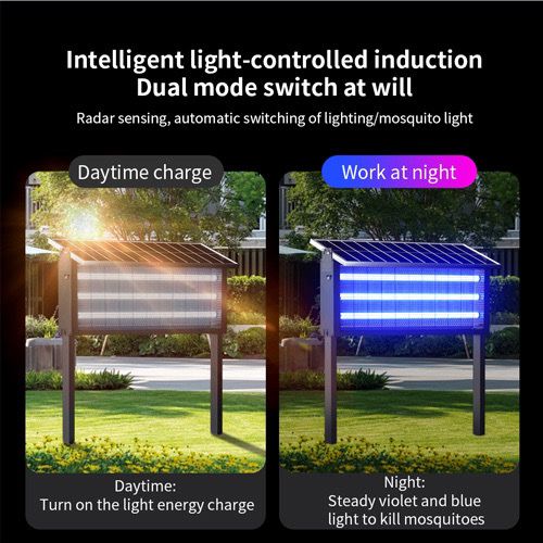 7MD Solar Powered Mosquito Killer 18W Mid Sized Rechargeable Intelligent Design Energy Conservation Durable with High Voltage Insect Elimination |7MD-916|