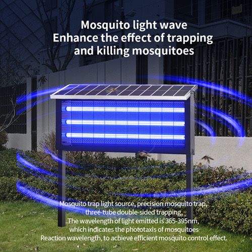 7MD Solar Powered Mosquito Killer 18W Mid Sized Rechargeable Intelligent Design Energy Conservation Durable with High Voltage Insect Elimination |7MD-916|