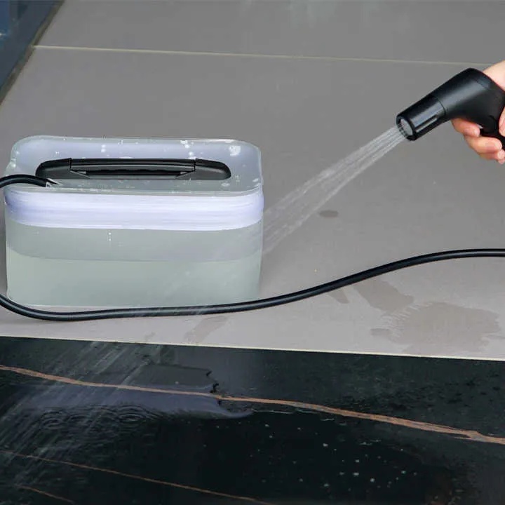 7MD Compact Bidet Sprayer for Travel 2.3L Tank Capacity 800mAh Battery USB Charging IPX6 Waterproof Perfect for Camping & More