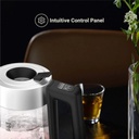 LePresso Multi Temperature Illuminated Glass Kettle 1.7L 50 to 100°C Temp Control Boil Dry Protection Keep Warm Function Quick Heating |LP008||LPCFFM0008-BK|