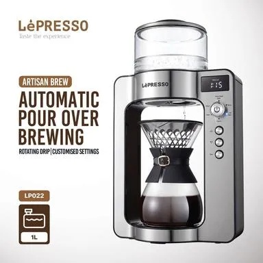 Lepresso Artisan Brew Automatic Pour Over Brewing Intelligent Coffee Maker Golden Cup Standard 1L Tank 1500W Smart Brewing |LP022||LPCFFM0022|