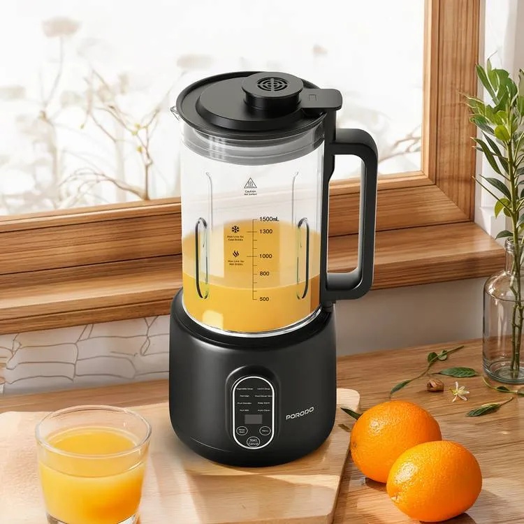 Porodo Lifestyle Nut Milk Maker 600W 1.5L Advanced Thermal Jar Auto Clean Dual Mode Blending |LFS059||PD-LFST059-BK|