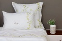 Glinens Sombola Bed Egyptian Cotton Bed Set 100% Percale 400 Thread Count Embroidered Duvet Cover Set Durable & Soft Touch Comfort