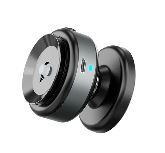 7MD Vacuum Suction Phone Holder Smart Magnetic Mount Type C Charging Port Super Strong Grip Multi Scenario Use