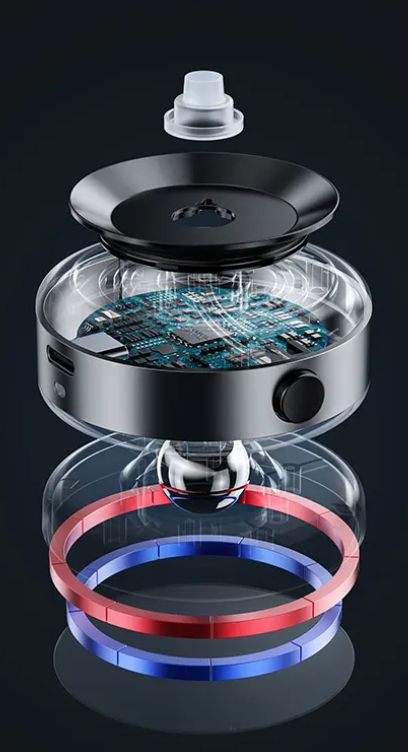 7MD Vacuum Suction Phone Holder Smart Magnetic Mount Type C Charging Port Super Strong Grip Multi Scenario Use