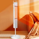 7MD Infrared Electric Heater 1500W Instant Heating Waterproof IP65 Free Standing Remote Control Energy Saving Design |7MD-F102|