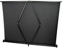 Portable Floor Standing Projection Screen Quick Setup Air Pressure Spring Aluminum Case Lightweight & Durable