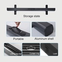 Portable Floor Standing Projection Screen Quick Setup Air Pressure Spring Aluminum Case Lightweight & Durable