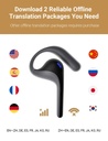 W4 Pro AI Interpreter Earbuds Real Time Translation 40 Languages 93 Accents 3 Mic Noise Reduction High Quality Audio Open Ear Comfort