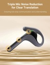 W4 Pro AI Interpreter Earbuds Real Time Translation 40 Languages 93 Accents 3 Mic Noise Reduction High Quality Audio Open Ear Comfort