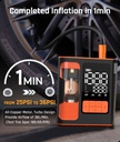 7MD Multifunctional Tire Inflator Jump Starter Strong Inflation Emergency Power Supply USB A Charging Digital Display 8800mAh/12000mAh Capacity 150PSI Max Pressure