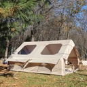 Easy Setup Two Room Waterproof Inflatable Camping Tent 12 Sq Glamping Air Tent for Family Outdoor Adventures 600D Oxford Fabric Four Season Use