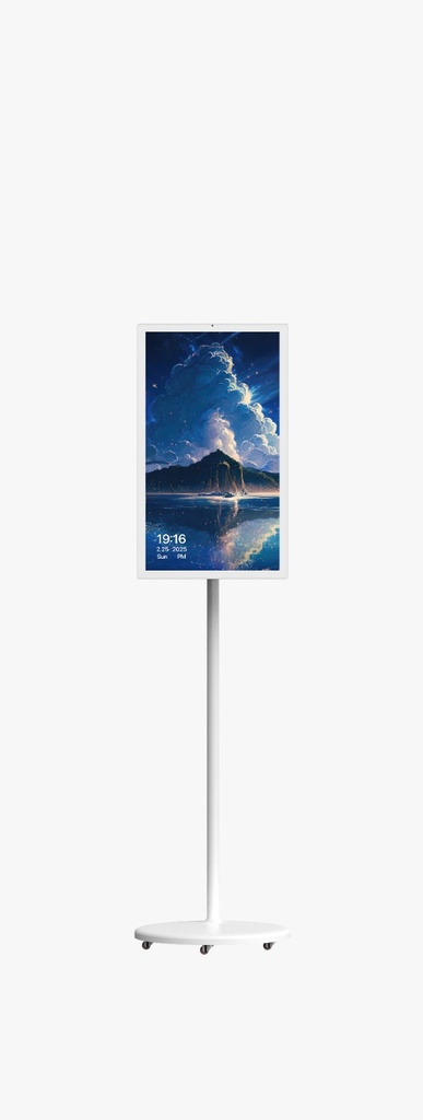 Powerology 32" Android 13 Smart Screen Full HD Display 8GB RAM 128GB Storage Built in Speakers 5MP Camera Multiple Ports 15600mAh Battery |POTM032WH |