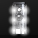 7MD Multi-Functional Powerful Fan Low Noise Dual 5000mAh Batteries Fast Charging Durable ABS Construction |7MD-002|